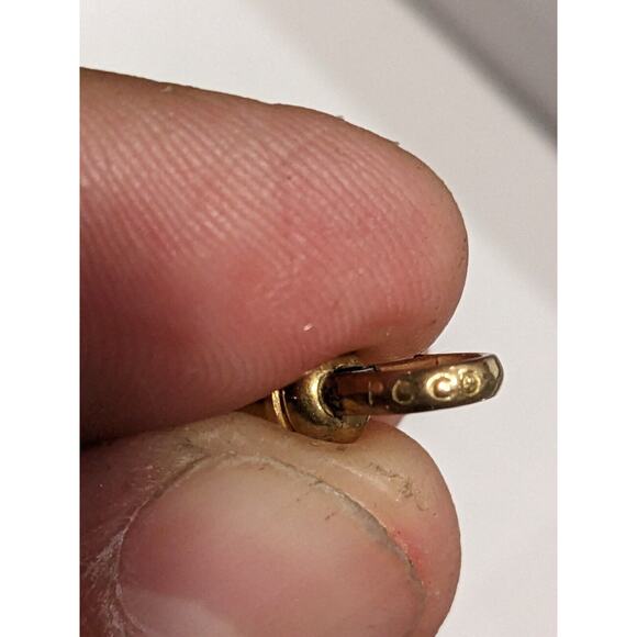 Antique Gold Fill Vest Pocket Clip Watch Chain Mesh Charm Victorian w/ Amethysts - Picture 11 of 12